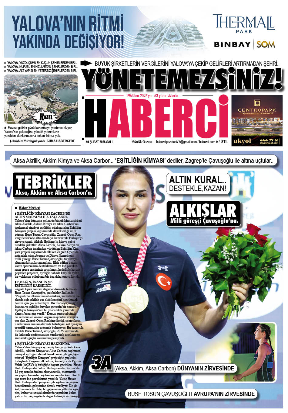 Günlük Gazete Manşeti