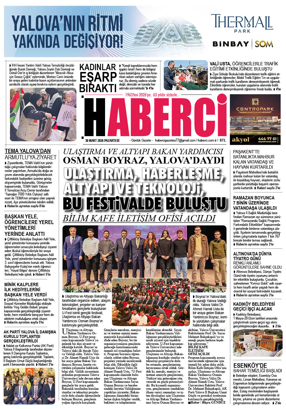 Günlük Gazete Manşeti