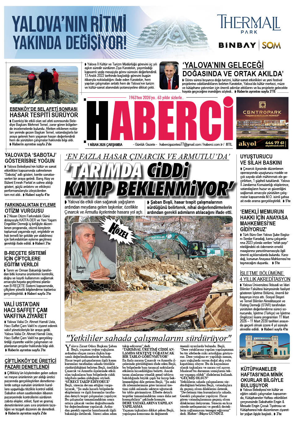 Günlük Gazete Manşeti