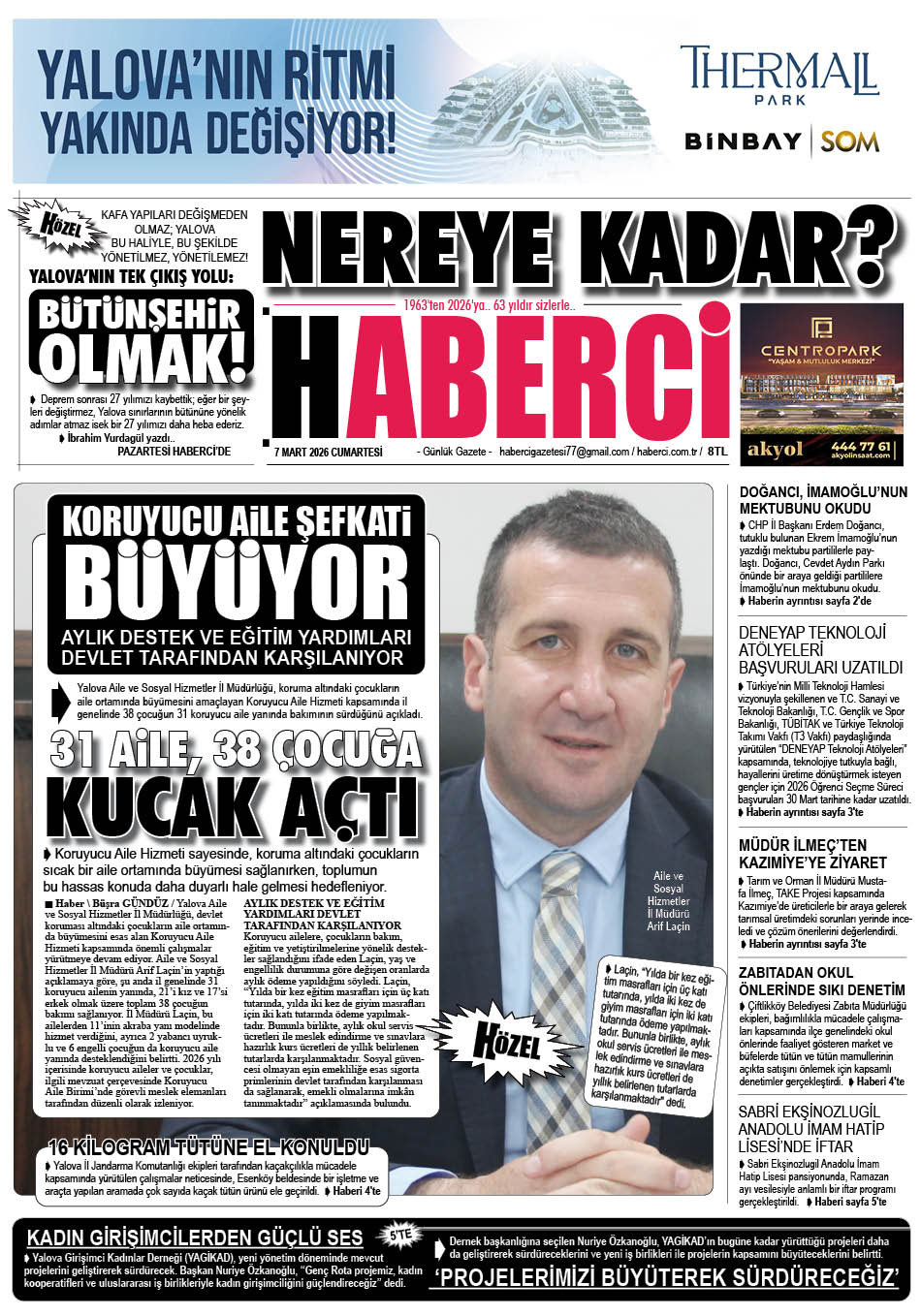 Günlük Gazete Manşeti