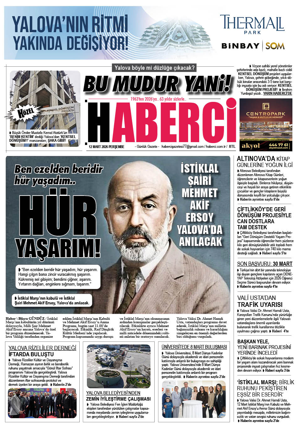 Günlük Gazete Manşeti