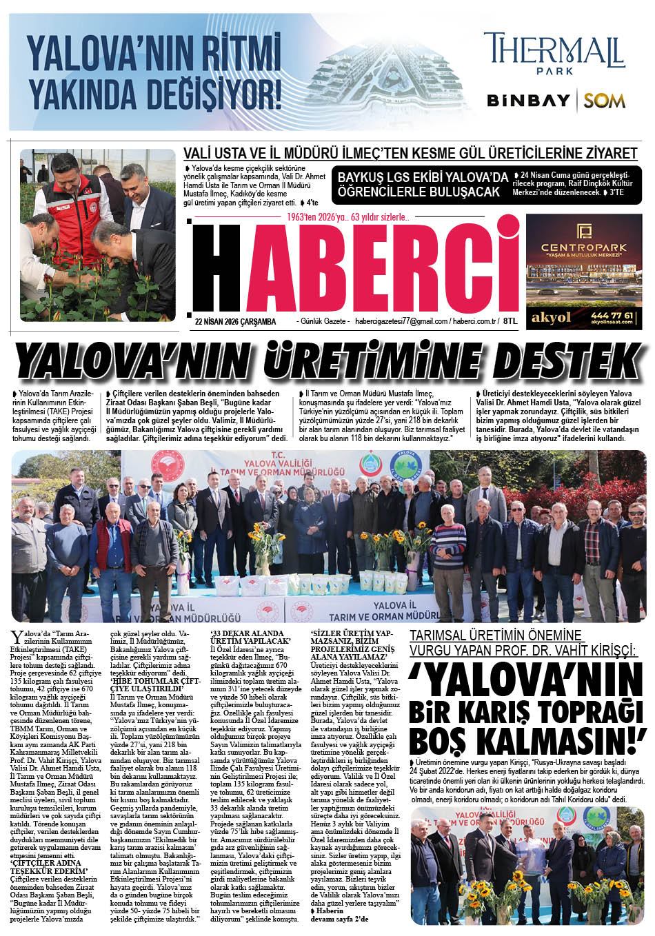 Günlük Gazete Manşeti