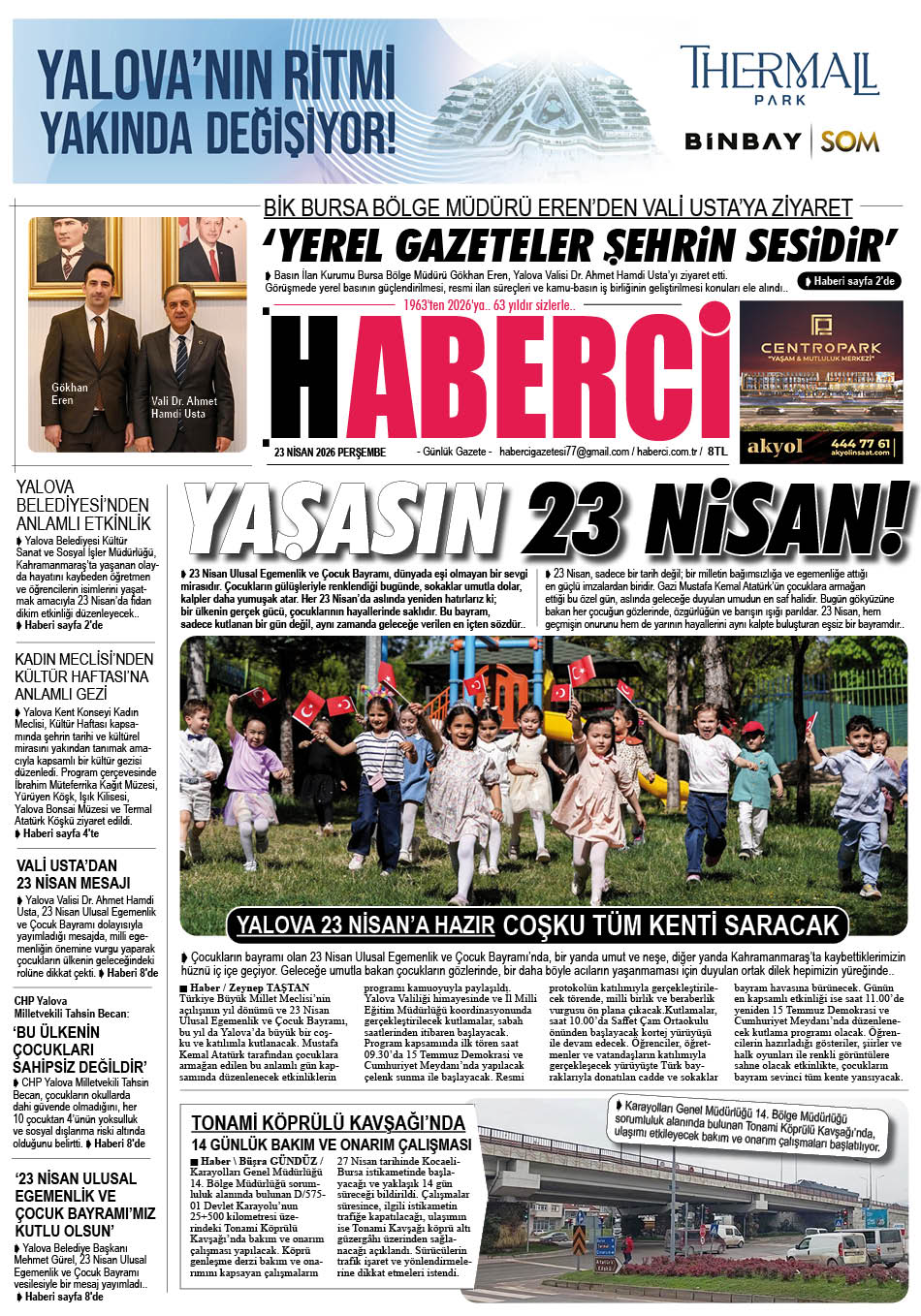 Günlük Gazete Manşeti