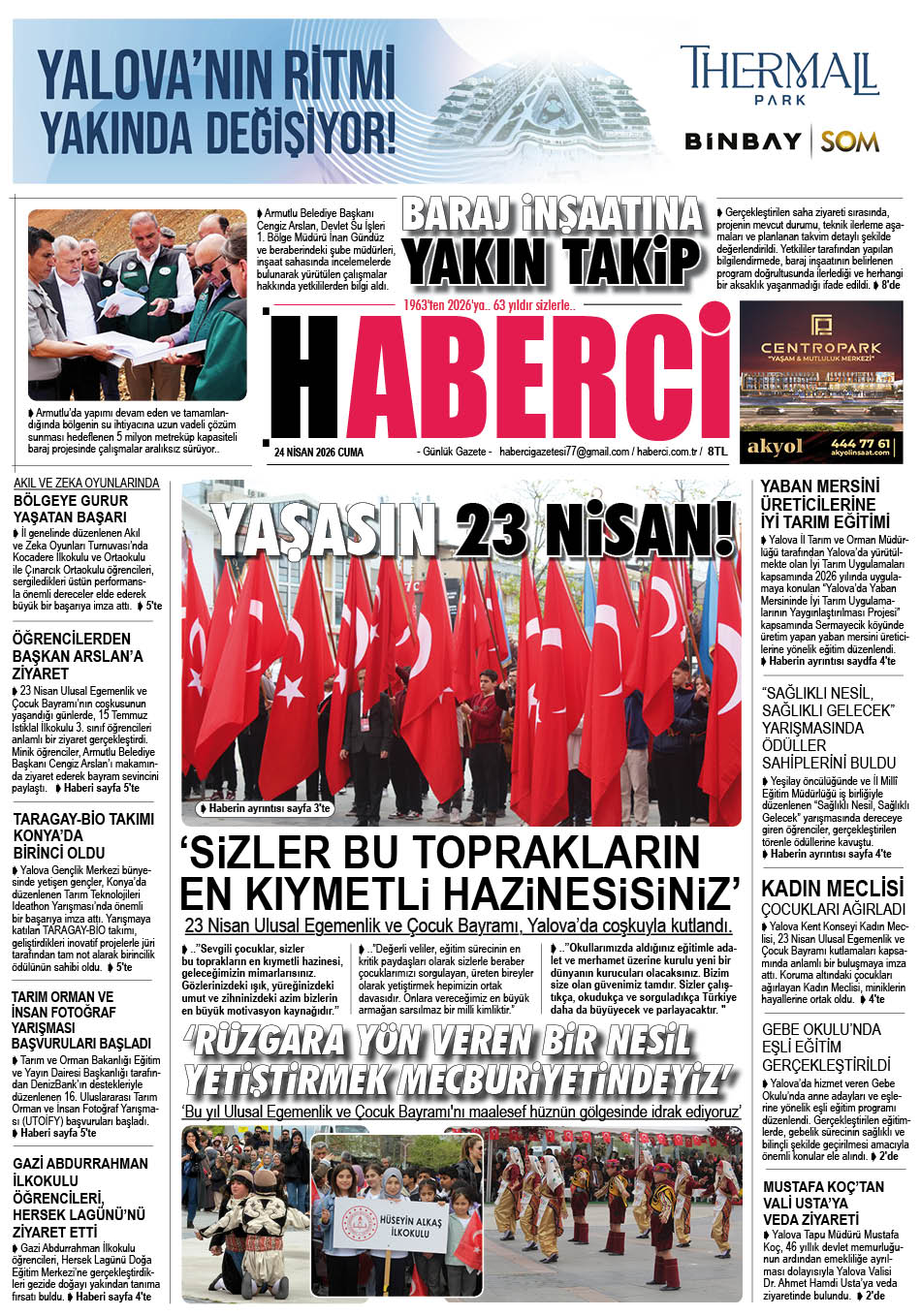 Günlük Gazete Manşeti