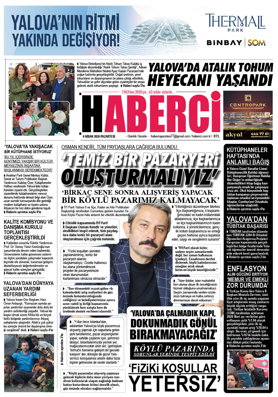 Günlük Gazete Manşeti