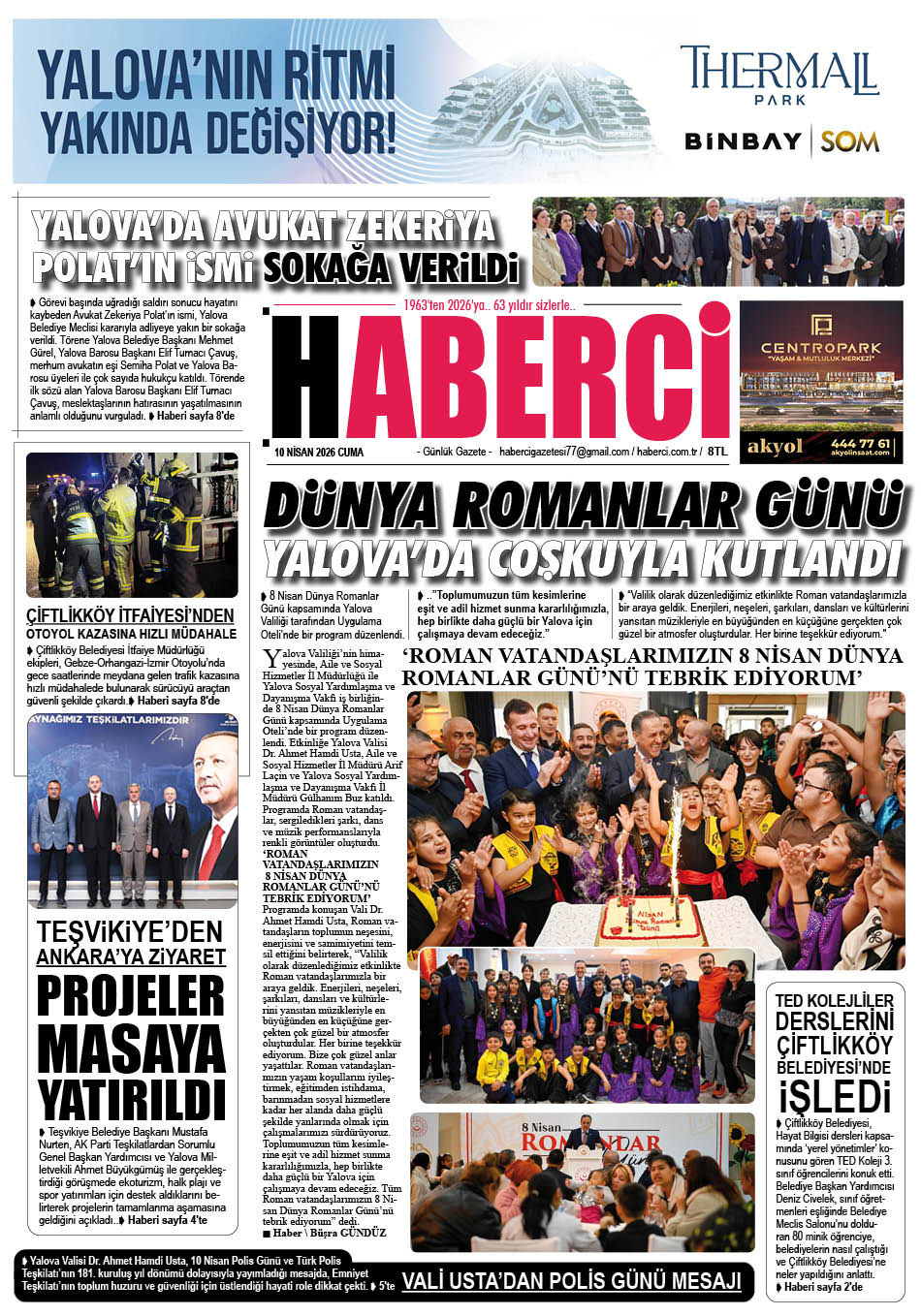 Günlük Gazete Manşeti