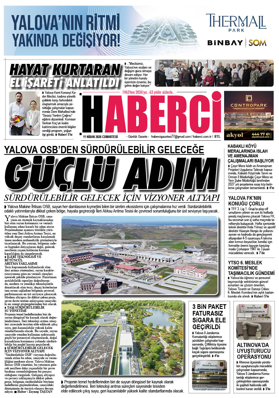 Günlük Gazete Manşeti