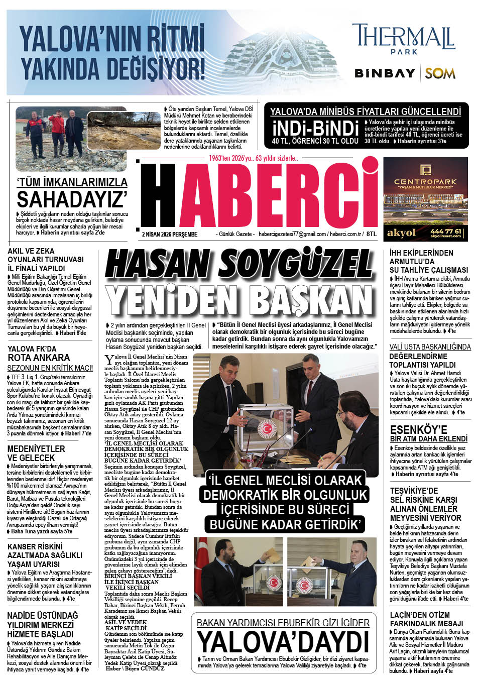 Günlük Gazete Manşeti