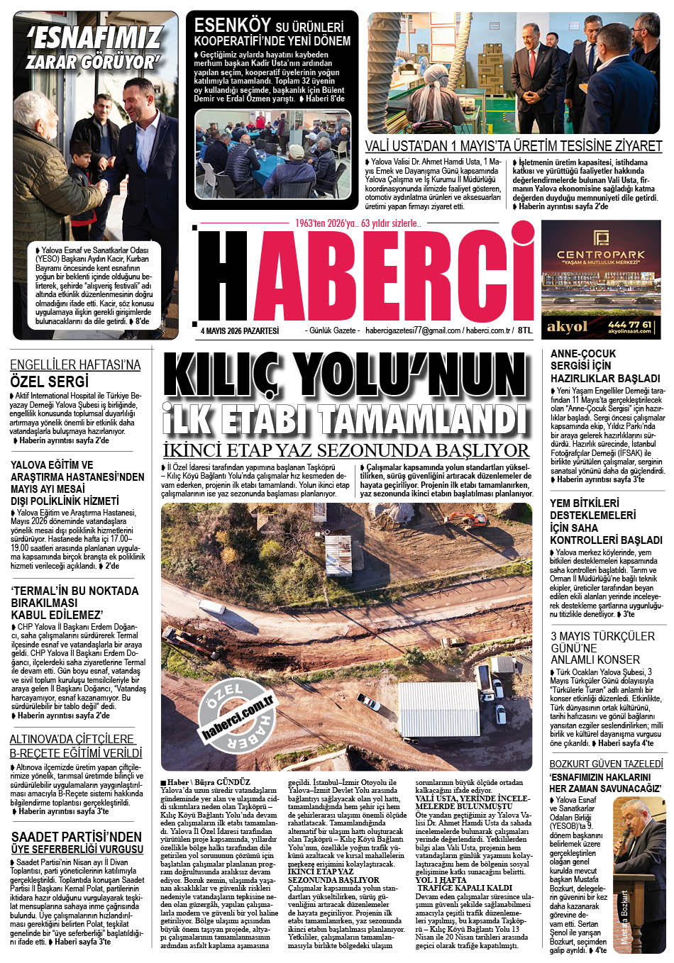 Günlük Gazete Manşeti