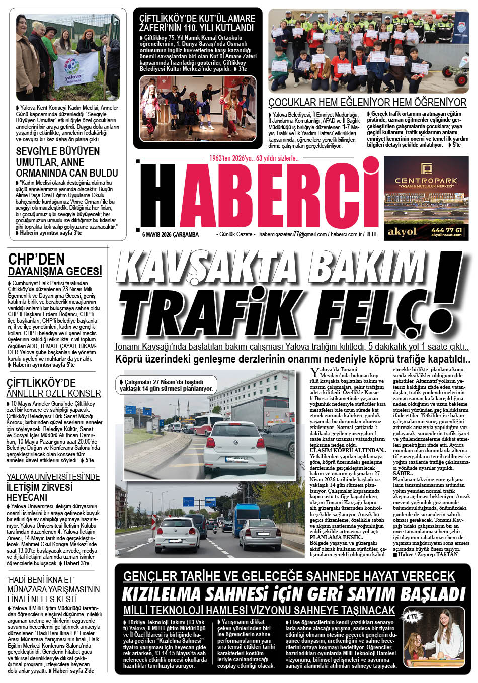 Günlük Gazete Manşeti