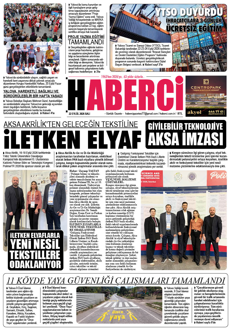 Günlük Gazete Manşeti