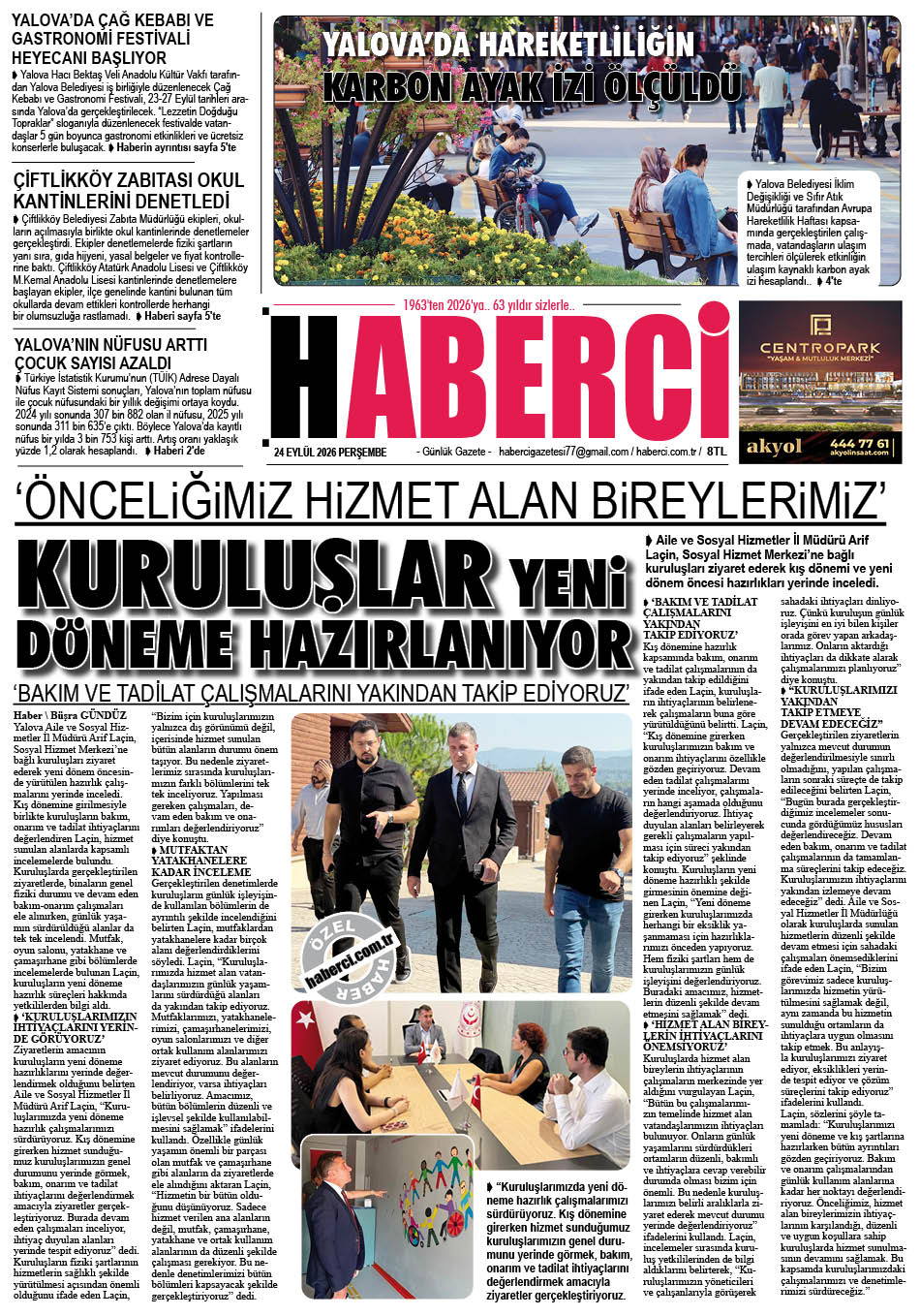 Günlük Gazete Manşeti