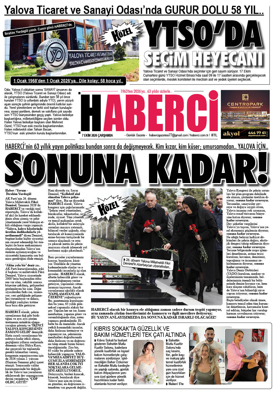 Günlük Gazete Manşeti